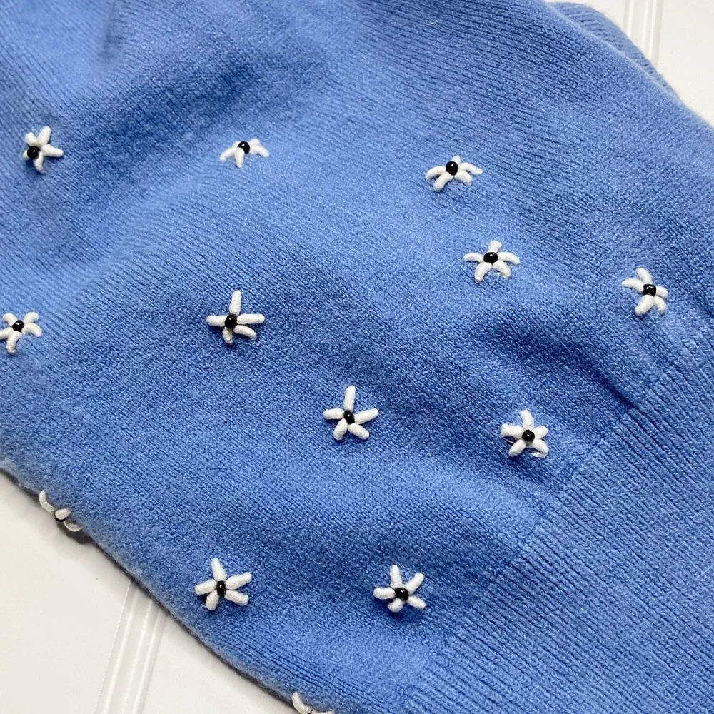 •Dickens Closet•floral small dog sweater